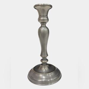 Vintage Restoration Hardware 9” Taper Candle Holder PEWTER made In India